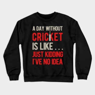 Cricket Fan Crewneck Sweatshirt